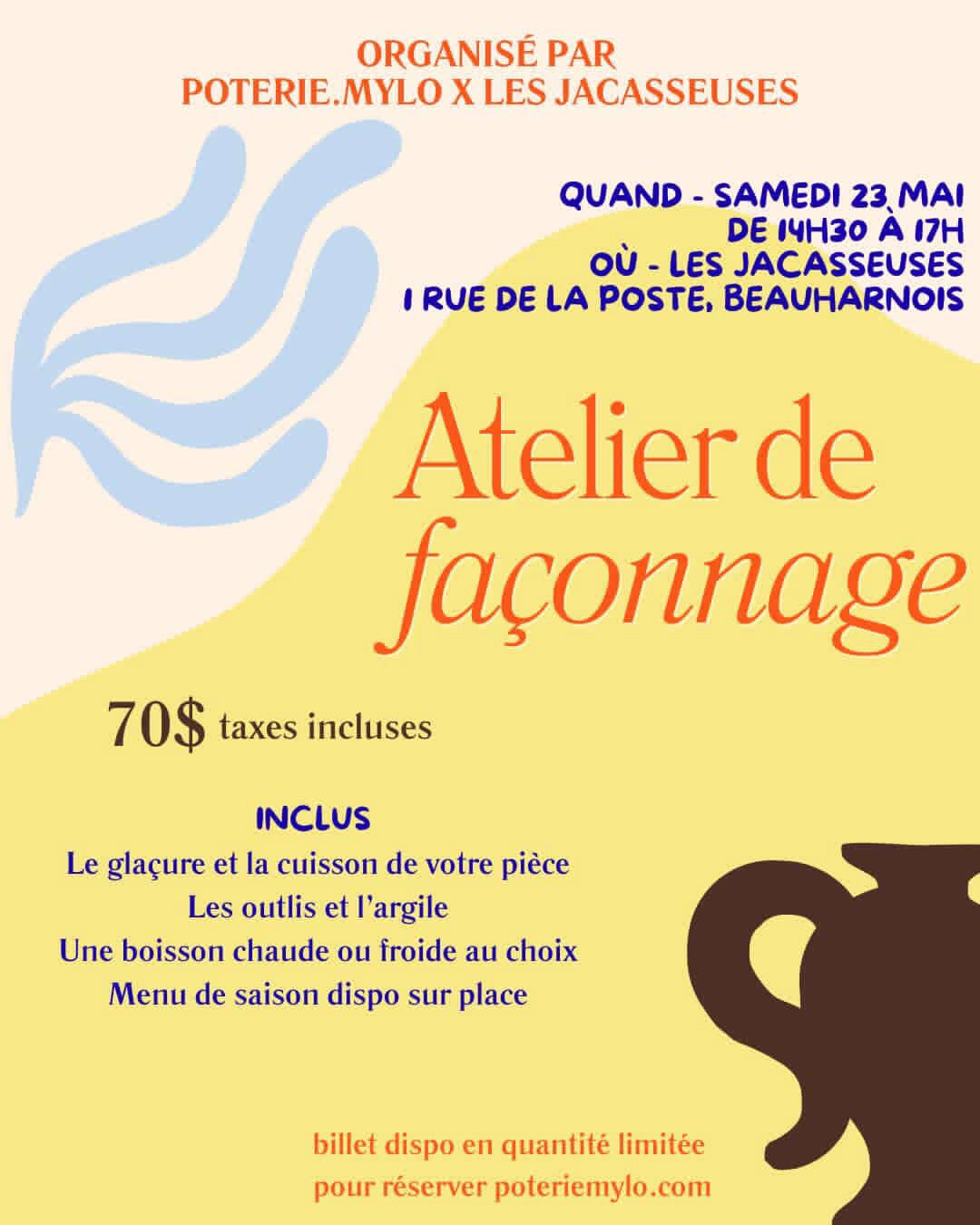 Atelier de façonnage - Les Jacasseuses