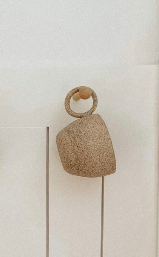 Grande Tasse tachetée - anse ronde